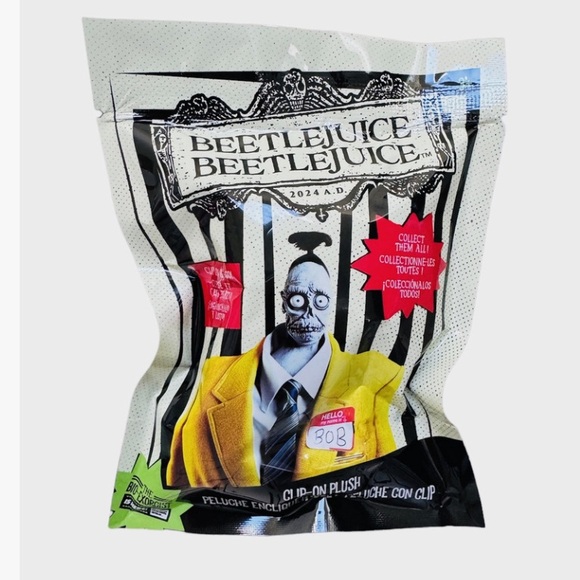 Beetlejuice Plush Figure Blind Bag - Yellow Jacket - Picture 3 of 6